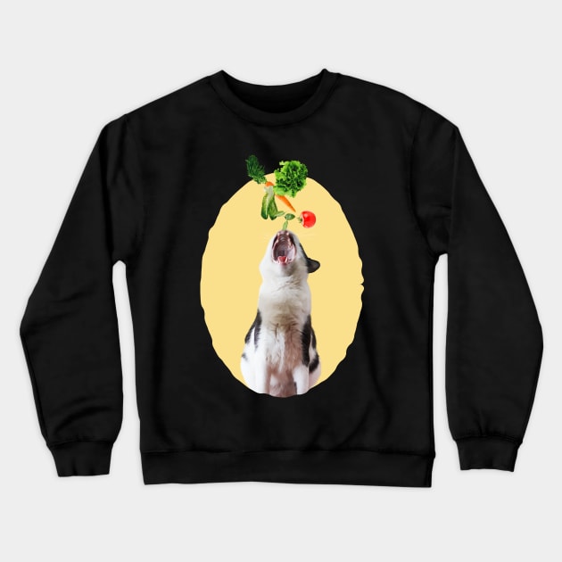 My Fav Food Is Veggie Crewneck Sweatshirt by leBoosh-Designs